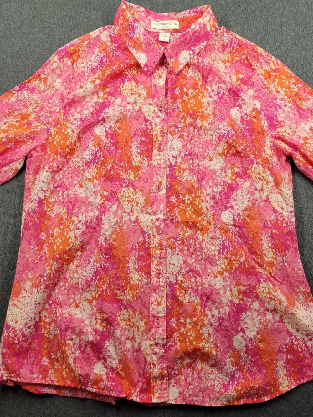 Womens Blouse, Coldwater Creek, size large,  multicolored,  good condition